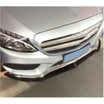 Mercedes Benz W205 C205 A205 Sport C43 Pre-facelift 2015-2019 Front Bumper Lip Carbon Fiber/FRP