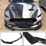 Ford Mustang V8 GT 2018-2020 Front Bumper Lip Carbon Fiber