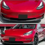 Tesla Model 3 2017-2022 Carbon Fiber Aero Body Kit(Front Lip, Side Skirts, Rear Diffuser & Trunk Spoiler)