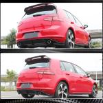 Volkswagen VW Golf 7 MK7 Standard/GTI 2014-2016 Rear Bumper Diffuser Carbon Fiber