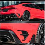Audi RS7 C8 Sportback 2019-2022 Rear Bumper Vents Dry Carbon Fiber