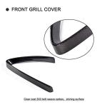 Carbon Fiber V Shape Grill Mesh Frame Cover Decoration Trim 2017-2019