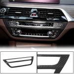 BMW 5 Series G30 F90 M5 Pre-LCI 2017-2020 Center Panel Decoration Covers Dry Carbon Fiber