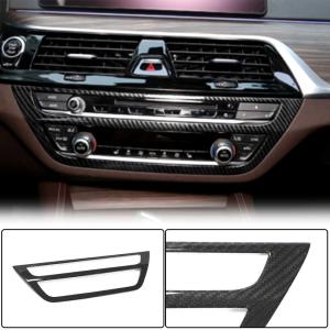 BMW 5 Series G30 F90 M5 Pre-LCI 2017-2020 Center Panel Decoration Covers Dry Carbon Fiber