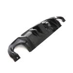 Infiniti Q50 2014-2017 Rear Bumper Diffuser With LED Brake Light Glossy Black ABS