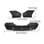 BMW X6 F16 M Sport 2015-2019 Rear Bumper Diffuser With Splitters Carbon Fiber