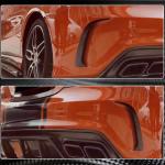 Mercedes Benz CLA Class (W117) C117 2013-2019 Rear Bumper Vents Carbon Fiber
