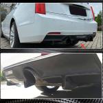 Cadillac ATS Base Sedan 2013-2019 Rear Bumper Diffuser Carbon Fiber