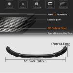 BMW X5M F85 X6M F86 2015-2019 Front Bumper Lip Carbon Fiber