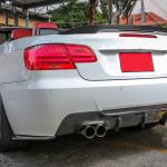 BMW 3 Series E92 E93 M Sport 2007-2012 Rear Bumper Diffuser Carbon Fiber