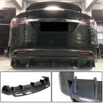 Tesla Model X 2016-2020 Rear Bumper Diffuser Carbon Fiber