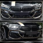 BMW 8 Series G14 G15 G16 840i M Sport M850i 2018-2021 Fog Light Covers Dry Carbon Fiber