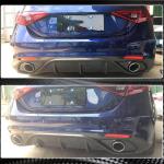 Alfa Romeo Giulia 952 Ti Sport 2015-2020 Rear Bumper Diffuser Carbon Fiber