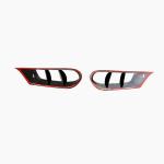 Mercedes Benz E Class W212 Sport Pre-facelift 2014-2016 Fog Lamp Covers Glossy Black FRP