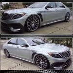 Mercedes Benz W222 Pre-facelift 2014-2017 Door Side Air Fender Vents Carbon Fiber