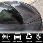 Audi A4 Sline S4 B9 B9.5 Sedan 2017-2023 Carbon Fiber Rear Trunk Spoiler