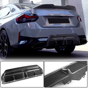 For BMW 2 Series G42 220i 230i M Sport M240i Dry Carbon Fiber Rear Bumper Diffuser Valance Lip