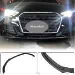 Audi A3 S Line / S3 8V.5 Sedan Carbon Fiber Front Bumper Lip 2017–2019