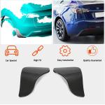 Tesla Model Y 2020-2022 Rear Bumper Splitters Dry Carbon Fiber
