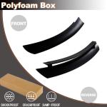 Glossy Black Rear Trunk Spoiler Compatible with Porsche 987 Cayman Base S Coupe 2-Door 2005-2012 FRP Auto Car Rear Boot Lid Highkick Spoiler Wing Lip