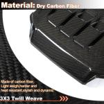 Dry Carbon Fiber Engine Cover for VW Golf 8 GTI MK8 21-23 | MCARCAR KIT Car Auto Hood Bonnet Protector Cap