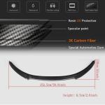 Audi TTS 08-14 TT 13-14 MK2 8J Pre-facelift Front Bumper Lip Carbon Fiber