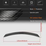 Mercedes Benz W204 C204 Coupe 2008-2014 Rear Trunk Spoiler Carbon Fiber
