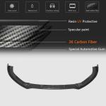 Audi A3 S Line / S3 8V.5 Sedan Carbon Fiber Front Bumper Lip 2017–2019