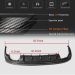Lexus IS F IS200t IS250 IS300 IS350 2013-2016 Rear Bumper Diffuser Carbon Fiber