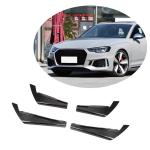 Audi A4 B9 Base Sedan 2017-2020 Front Bumper Vents Carbon Fiber