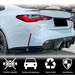 BMW 4 Series G82 G83 M4 2021-2023 Rear Bumper Splitters Dry Carbon Fiber