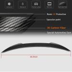 Maserati Ghibli S Q4 2014-2023 Rear Trunk Spoiler Carbon Fiber