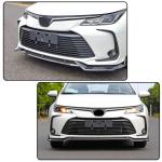 Carbon Look Front Bumper Lip Compatible with Toyota Corolla 4 Door Sedan 2019-2024 ABS Chin Spoiler Splitter Protector Factory Outlet