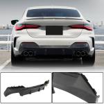 BMW 4 Series G22 G23 420i 430i M Sport M440i 2020+ Rear Bumper Diffuser Dry Carbon Fiber