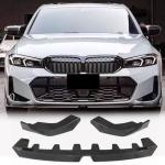 BMW 3 Series G20 G28 330i LCI M-SPORT 2023-2024 Front Bumper Lip Spoiler Carbon Fiber