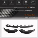 BMW 3 Series G20 LCI M-Sport 330i Sedan 4-Door 2022-2023 Front Bumper Lip Carbon Fiber