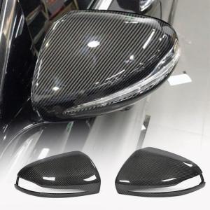 Mercedes Benz W205 W213 W222 Carbon Fiber Mirror Cover Replacement Style Pair LHD