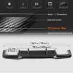 BMW 5 Series F10 M5 2011-2016 Rear Bumper Diffuser Carbon Fiber
