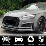 Audi S5 A5 Sline B9 2017-2020 Front Bumper Splitters Carbon Fiber/FRP