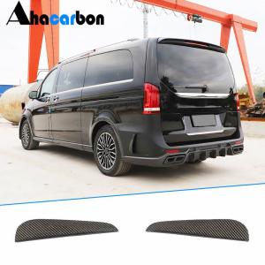 Mercedes Benz V Class W447 Vito 2015-2019 Rear Bumper Vents Carbon Fiber