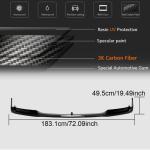 Tesla Model 3 2016-2022 Front Bumper Lip Carbon Fiber
