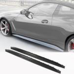 Automotive Body Kits Comprising External Structural Parts Of Automobiles BMW G82 G83 M4 Coupe Convertible 2-Door 2021+ Carbon Fiber Side Skirts