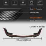 BMW 3 Series G20 320i 330i M Sport M340i 2019-2021 Front Bumper Lip Carbon Fiber