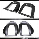 Tesla Model Y 2020+ Racing Seat Back Cover Dry Carbon Fiber