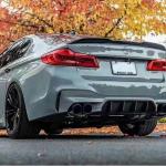 Glossy Black ABS Rear Trunk Lid Spoiler for BMW 5 Series G30 G38 2017-2023
