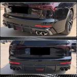 Audi A6 C8 Quattro Base Sedan 2020-2022 Rear Bumper Diffuser Carbon Fiber