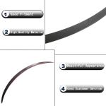Tesla Model 3 2023 Rear Trunk Spoiler Dry Carbon Fiber