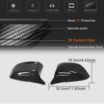 Infiniti Q50 Q60 Q70 QX30 QX50 Replacement Side Mirror Covers Carbon Fiber/ABS