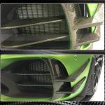 Mercedes Benz AMG GT R 2-Door 2016-2019 Front Bumper Fins Carbon Fiber