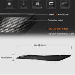 Audi A5 Sline S5 RS5 B9 2017-2020 Headlight Eyelids Lamp Eyebrows Carbon Fiber